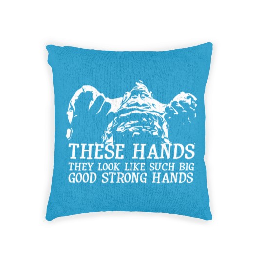Discover neverending story print rock biter Woven Pillows