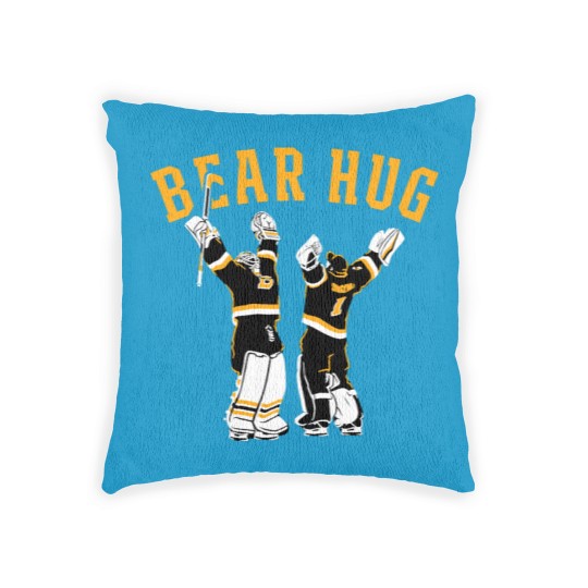 Discover Goalie Bear Hug Woven Pillows