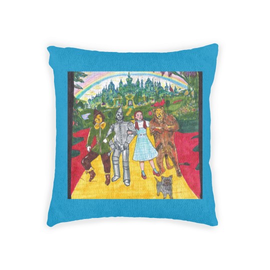 Discover Wizard Of Oz- Yellow Brick Road Graphic  Dress Woven Pillows