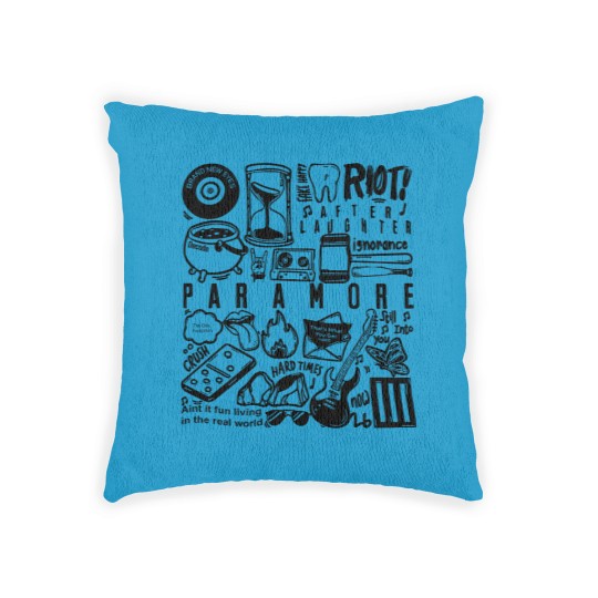 Discover Paramore Tattoo Woven Pillows, 2023 Paramore Tour Woven Pillows