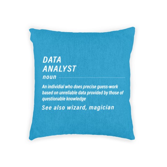 Discover Funny Data Woven Pillows for Data Analysts Gift Men Woven Pillows