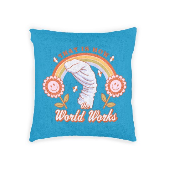 Discover Bo Burnham How The World Works Bo Burnham Merch Woven Pillows