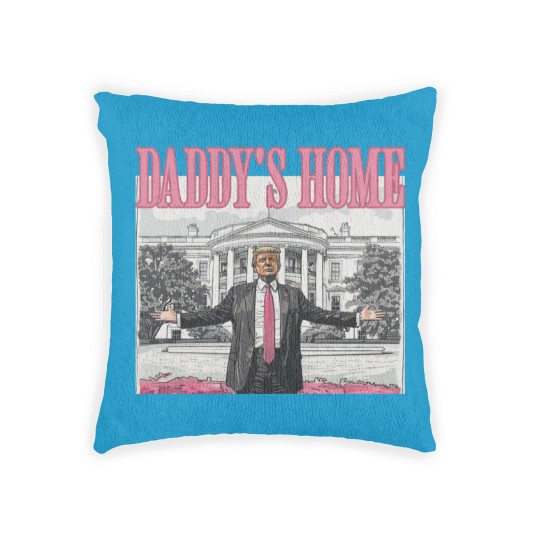 Discover Daddys Home Trump 2024 Woven Pillows