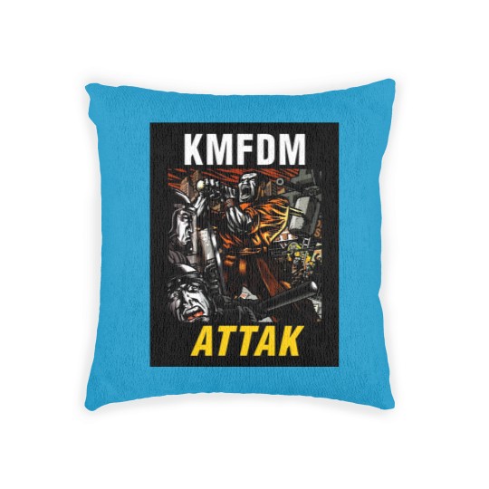 Discover KMFDM ATTAK - Vintage Woven Pillows