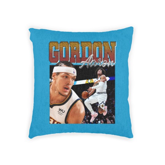 Discover Aaron Gordon Vintage Woven Pillows, Legend Professional Basketball Players Woven Pillows