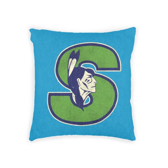 Discover Springfield Indians Retro Defunct Ice Hockey (1) Woven Pillows