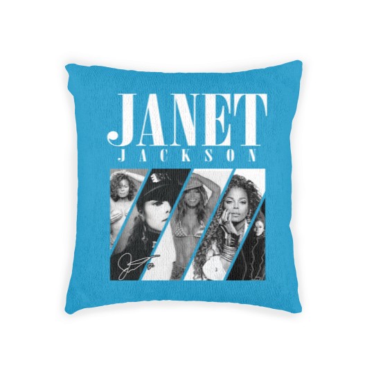 Discover Janet Jackson Signature Woven Pillows, 90s Vintage Janet Jackson Woven Pillows
