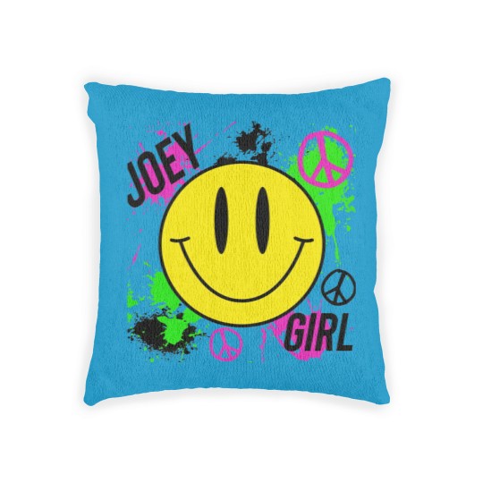 Discover Joey Girl NKOT Block Woven Pillows, Joey McIntyre, New Kids on Block, Retro, 80s, 90s Short-Sleeve Woven Pillows