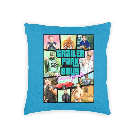 Discover trailer park biys Woven Pillows