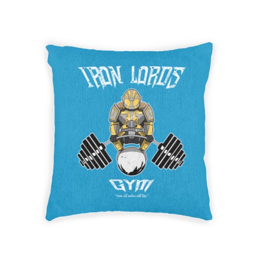 Discover Iron Lords Gym Black Woven Pillows
