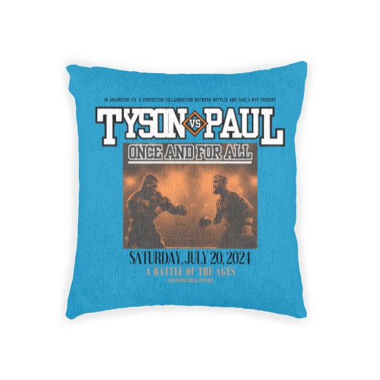 Discover Jake Paul Vs Mike Tyson Boxing Woven Pillows