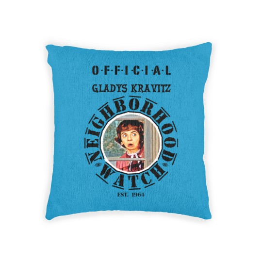 Discover "Vintage" Gladys Kravitz Neighborhood Watch - Whimsical Bewitched Fan Art | Essential Garden Flags Woven Pillows