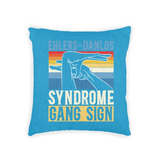 Discover Ehlers-Danlos Syndrome Gang Sign EDS HSD Woven Pillows