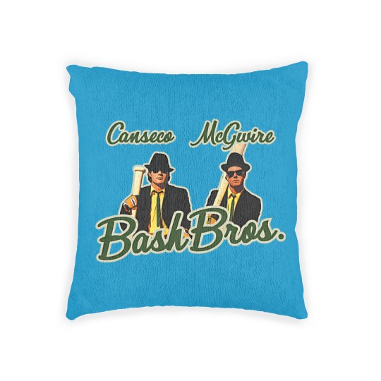 Discover Bash Brothers teas Woven Pillows