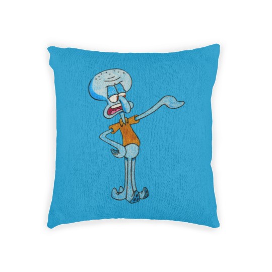 Discover Grumpy Squidward - Squidward - Woven Pillows