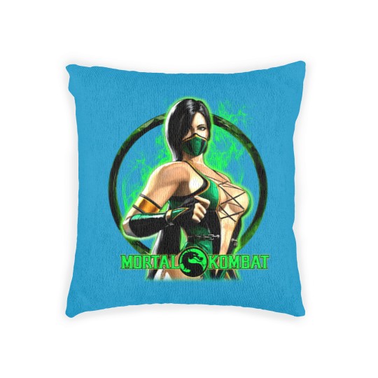 Discover Mortal Kombat Jade Woven Pillows, Mortal Kombat Woven Pillows Fan Gifts, Jade Woven Pillows, Mortal Kombat Game Woven Pillows