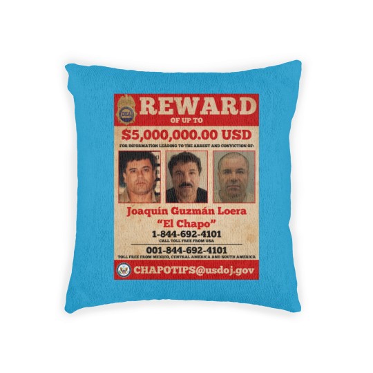 Discover El Chapo wanted Woven Pillows