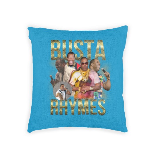 Discover Busta Rhymes Woven Pillows Vintage Hip Hop 90s Retro Graphic Woven Pillows