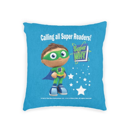 Discover Calling all Super Readers! Super Why Woven Pillows