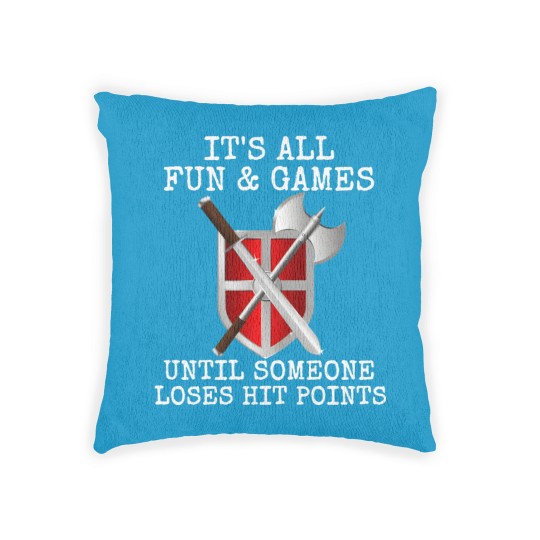 Discover Funny Live Action Role Play Design Woven Pillows