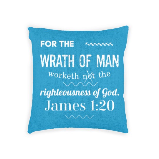 Discover For the wrath of man... Woven Pillows
