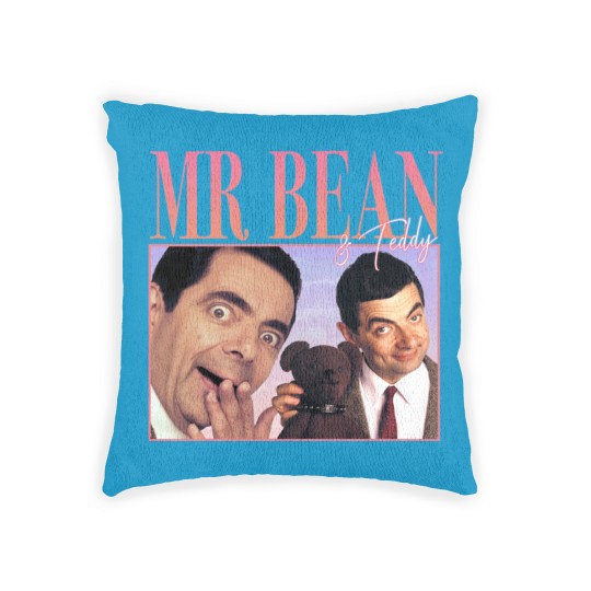Discover 90_S Retro style Mr Bean Woven Pillows
