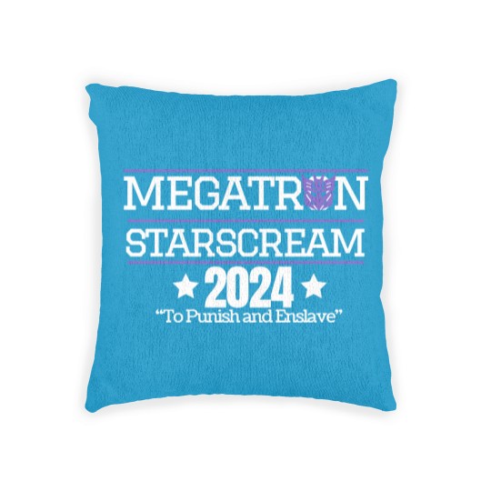Discover Megatron Starscream 2024 Woven Pillows, Transformers, Decepticons, Funny Poltical Woven Pillows