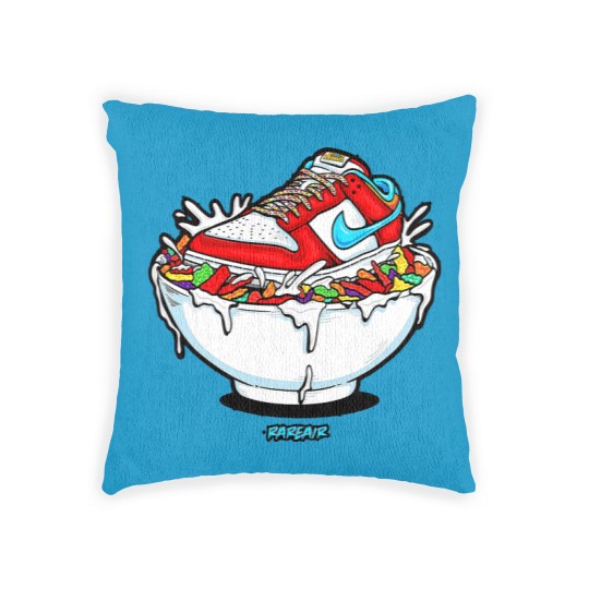 Discover Fruity Pebbles Dunk Sneaker Match Red Fruity Pebbles Bowl3 Woven Pillows