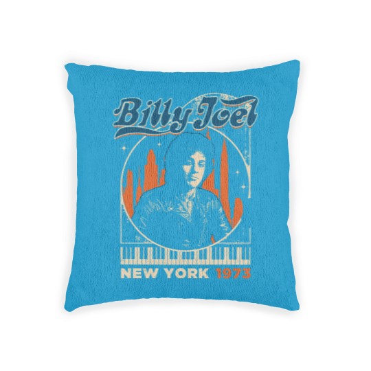 Discover Vintage Billy Joel 1973 New York State Woven Pillows
