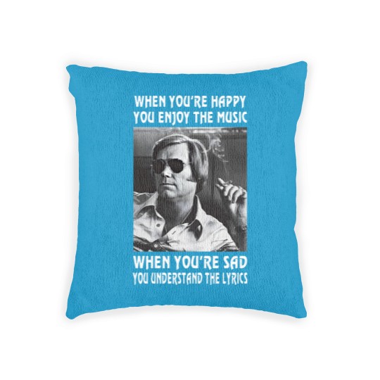 Discover George Jones Retro George Woven Pillows