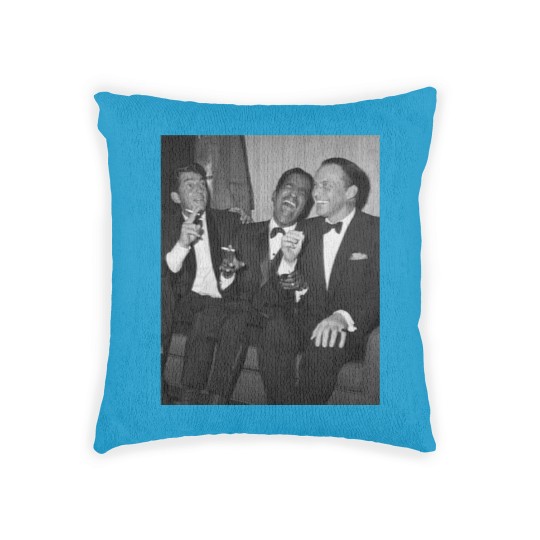 Discover The Rat Pack Frank Sinatra Sammy Davis Jr Dean Martin Las Vegas The Mob Rat Pack Classi Woven Pillows