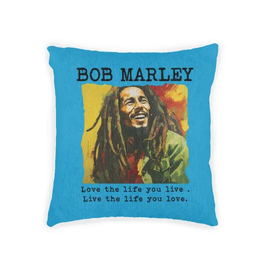 Discover Every Little Thing Gonna Be Alright Bob Marley Woven Pillows