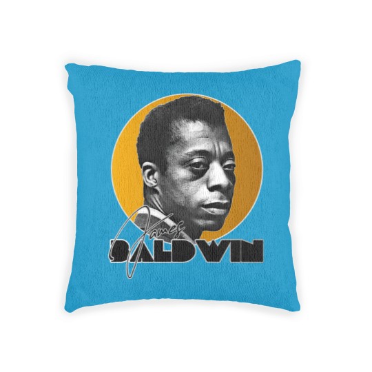 Discover Retro James Baldwin Gold Tribute - James Baldwin - Woven Pillows