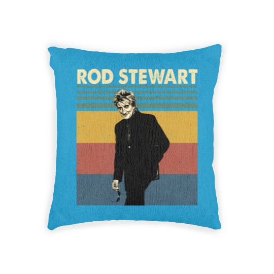 Discover Rod Stewart Retro Vintage Woven Pillows, Rod Stewart Gift Woven Pillows