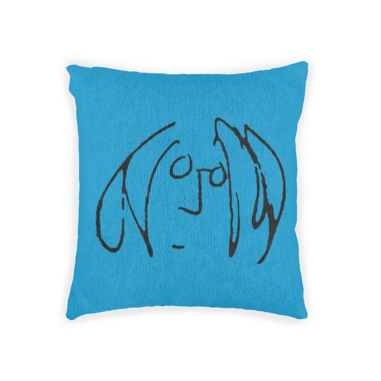 Discover Johns Lennon black Woven Pillows