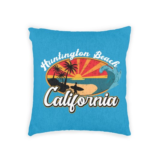 Discover Huntington Beach California CA - Huntington Beach - Woven Pillows