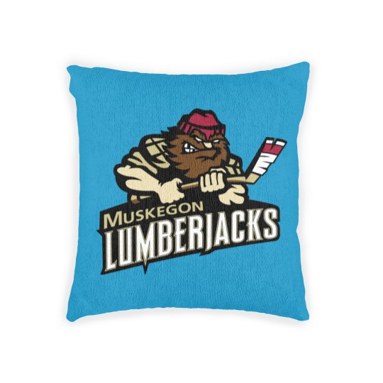 Discover Muskegon Lumberjacks Hockey Club Woven Pillows