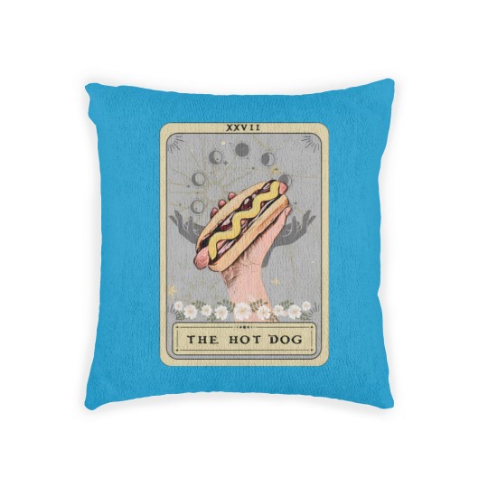 Discover Hot Dog Tarot Card Woven Pillows, Hot Dog Woven Pillows, Funny Hot Dog Woven Pillows Hot Dog Lover Woven Pillows Game day Woven Pillows Food Woven Pillows Hotdog Woven Pillows