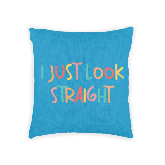 Discover I Just Look Straight Woven Pillows, Queer Woven Pillows, Lgbtq Gift