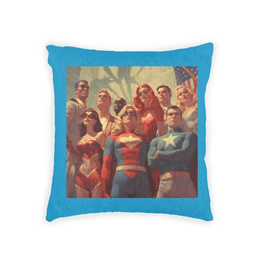 Discover justice society of America Woven Pillows