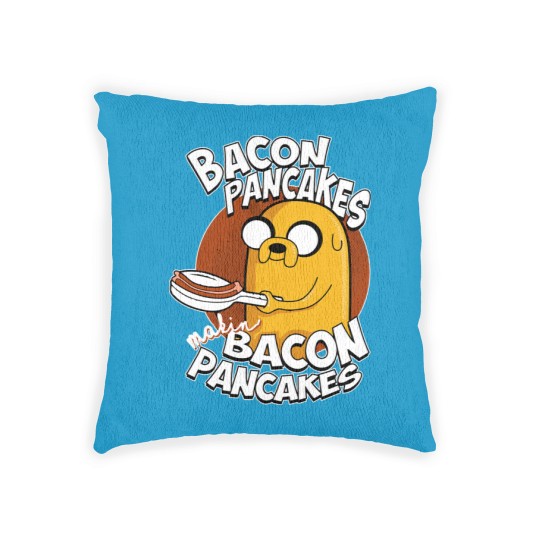 Discover Makin_ Bacon Pancakes Woven Pillows