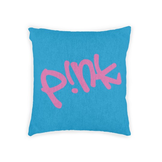 Discover Pink Summer Woven Pillows, Pink Singer Woven Pillows, Pink Merch Tour Woven Pillows