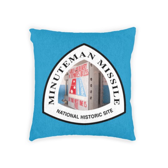 Discover Minuteman Missile National Historic Site shield Woven Pillows