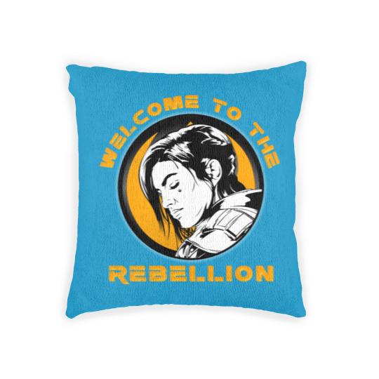 Discover Gina Carano - Welcome to the Rebellion Woven Pillows