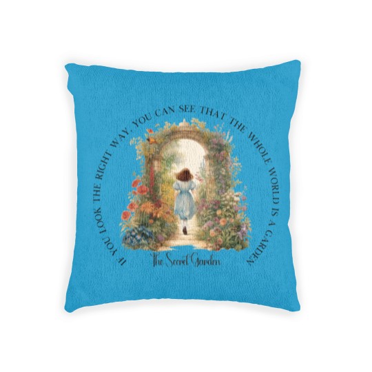 Discover The Secret Garden Art Woven Pillows