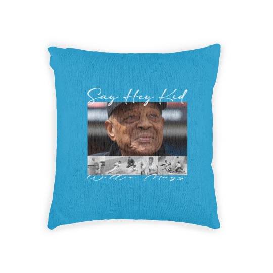 Discover Say Hey Kid - Willie Mays Woven Pillows