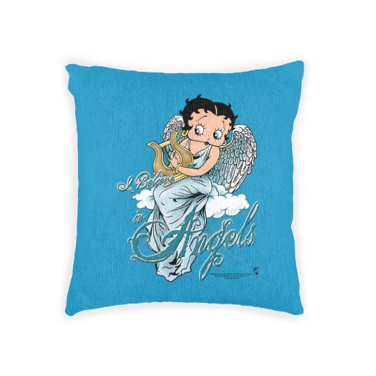Discover Betty Boop I Believe in Angels Woven Pillows
