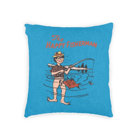 Discover The Happy Fisherman Woven Pillows