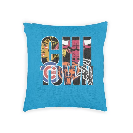 Discover Chicago Woven Pillows - Chi town chicago sports Woven Pillows