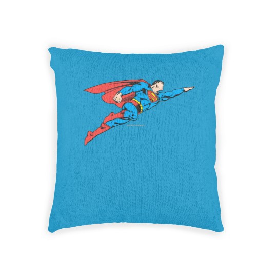Discover Superman Flying Right Woven Pillows